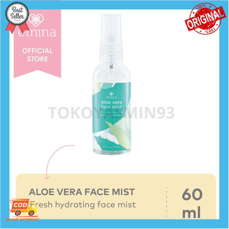 Emina Aloe Vera Face Mist 60ml Murah