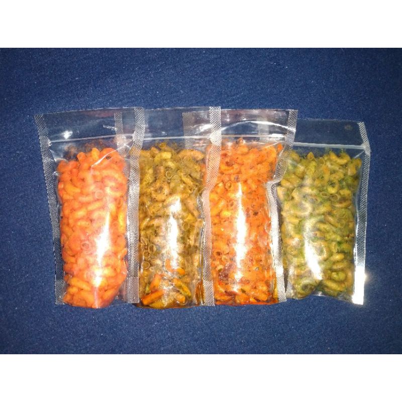 

CEMILAN MAKRONI/KERUPUK BANTAT PEDAS MANIS GURIH DAUN JERUK