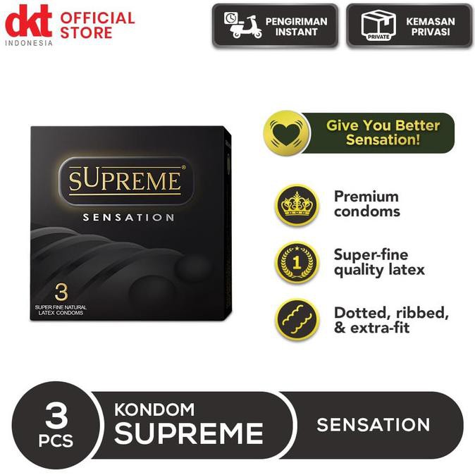 

Kondom Premium Supreme Sensation - 3 Pcs