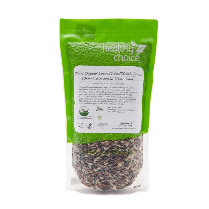 

Healthy Choice Beras Spesial Blend Whole Grain 1 kg
