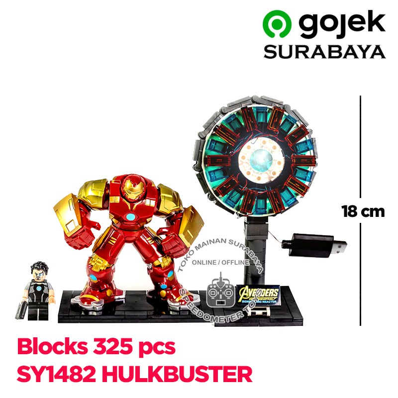 Blocks Murah lego Hulkbuster SY1482 Steel Warrior | Mainan Edukasi Anak