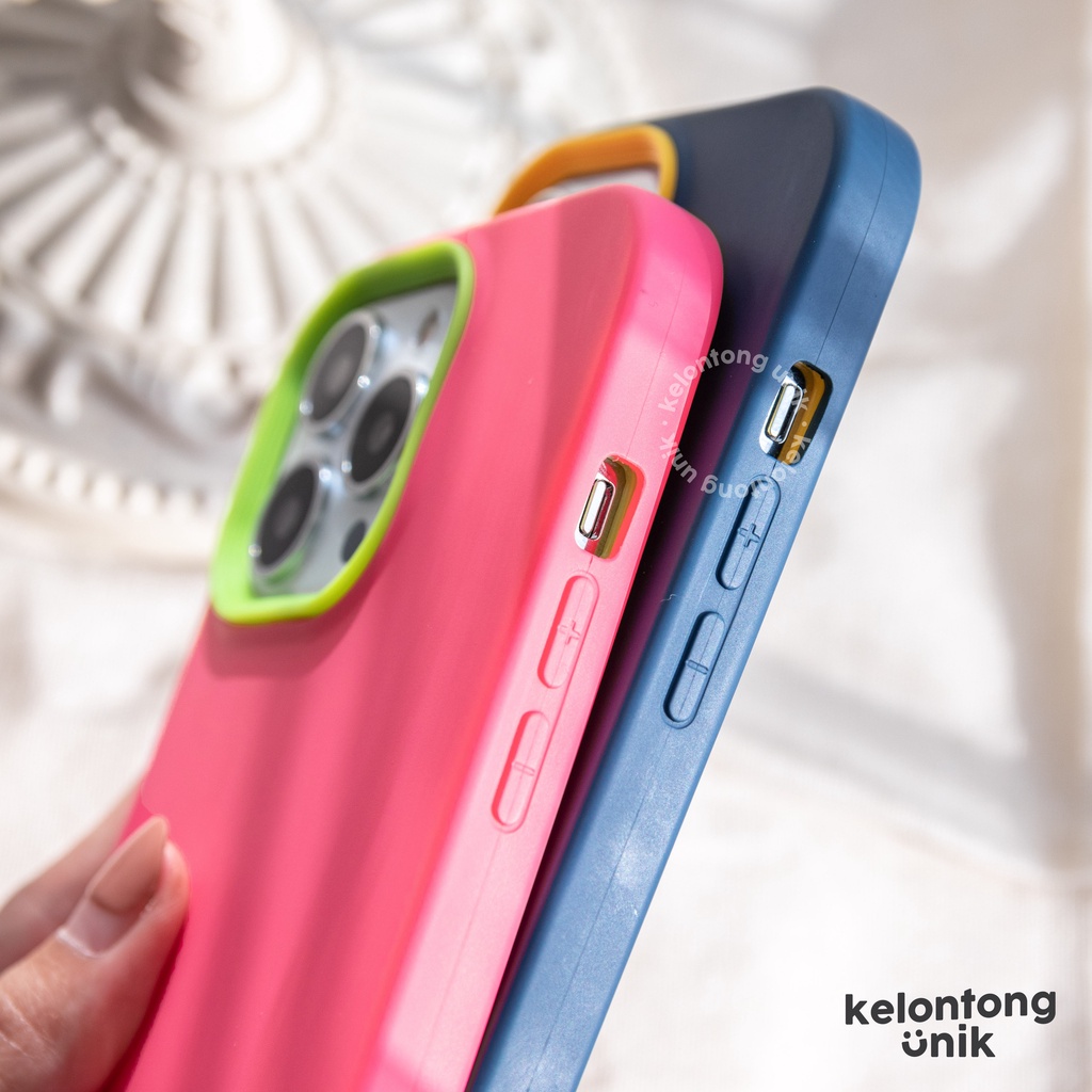 (Seri 1) For iPhone - 3 in 1 Silicone Ring Shockproof Case