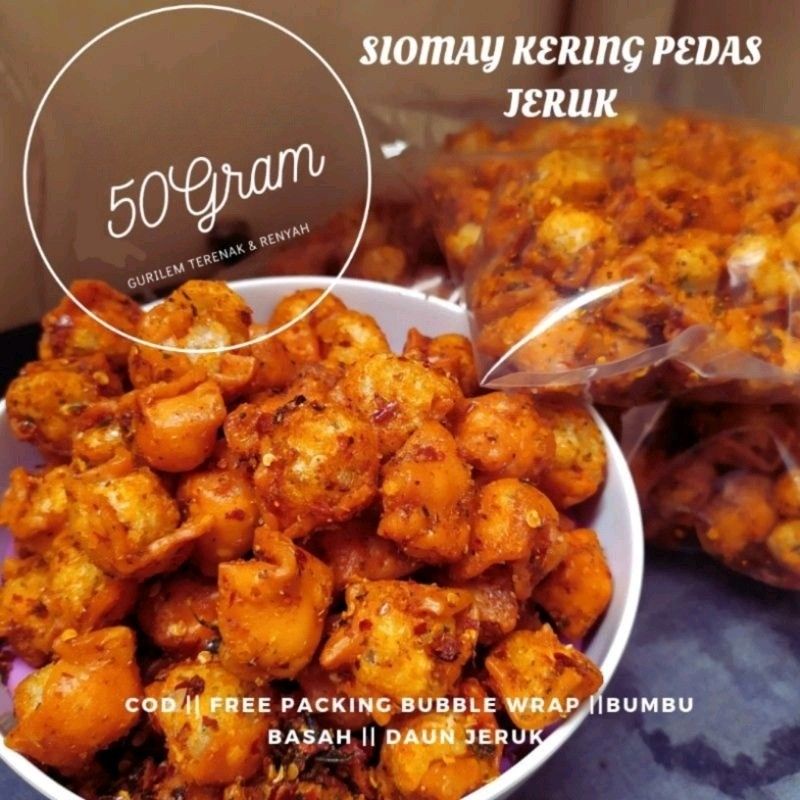 

somay kering pedas daun jeruk netto 50 gram