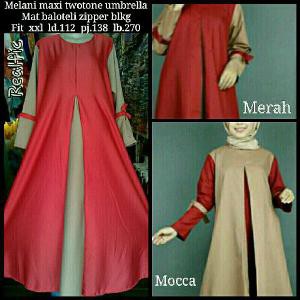 Dress Wanita Jumbo XXL   Gamis Baloteli Big Size   Busana Muslim Wanita Ukuran Besar   Dress Balote