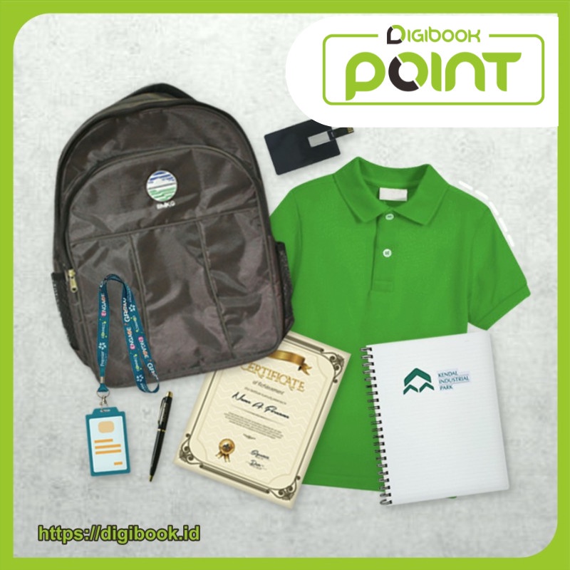 

Paket Seminar Kit Isi 7 - Tas, Pen, Agenda, Lanyard, Sertifikat, Flashdisk, dan Kaos Polo