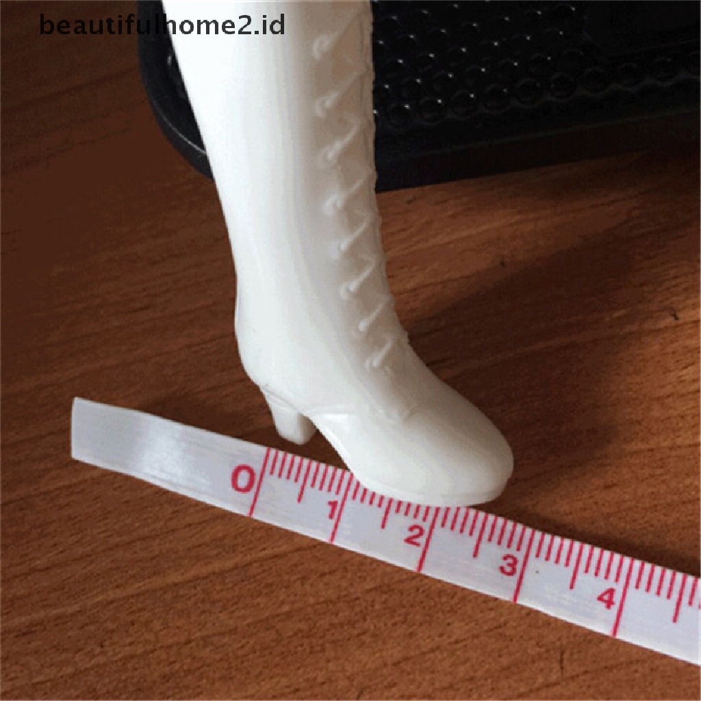 (Beautifulhome2.Id) Sepatu Boots Panjang High Heels Casual Untuk Boneka Barbie