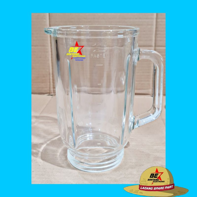 Gelas Tabung Jar jus blender miyako Kaca Glas Blender Beling 1 Liter