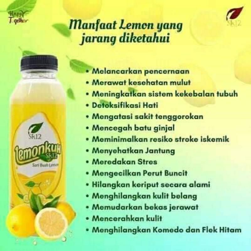 SR12 LEMONKUH SARI LEMON MINUMAN NUTRISI DIET DETOX