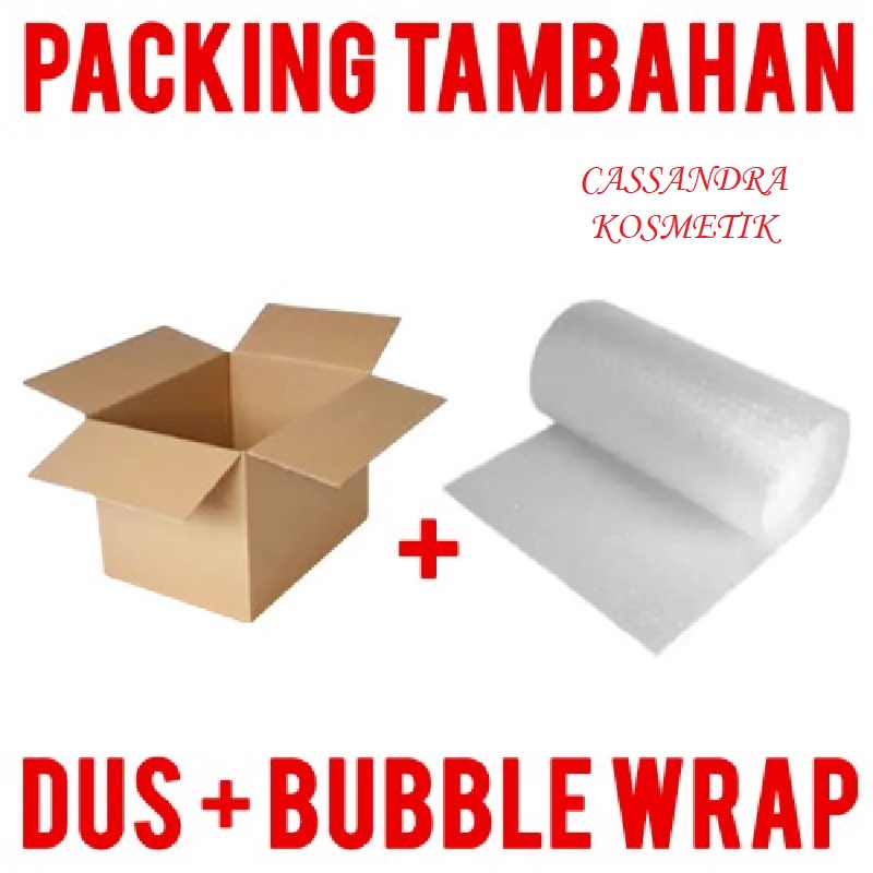 

EKSTRA PACKING KARDUS + BUBBLE WRAP
