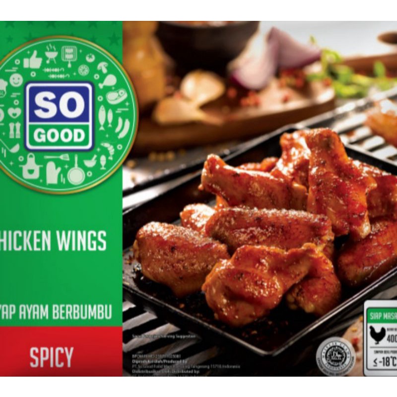 

SO GOOD Sayap Ayam Berbumbu 400 gr
