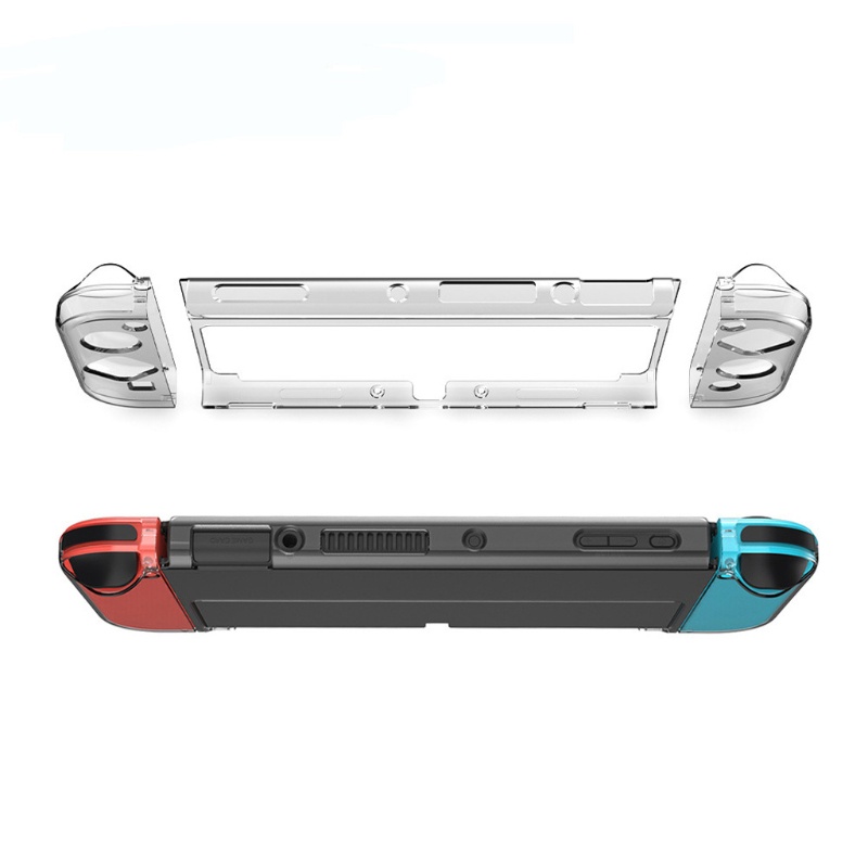 Btsg Case Silikon Anti shock Untuk Switch OLED Gagang Kiri &amp; Kanan Hard Shell