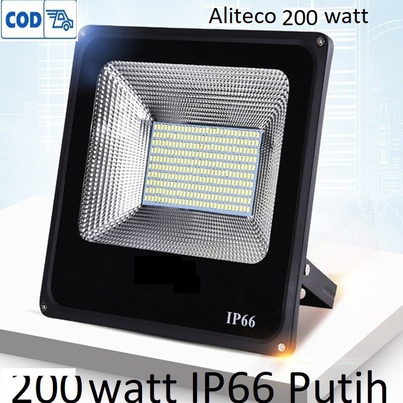 Aliteco Lampu LED Sorot 200W Lampu Tembak Lampu Panggung Outdoor ip 66 -cahaya putih