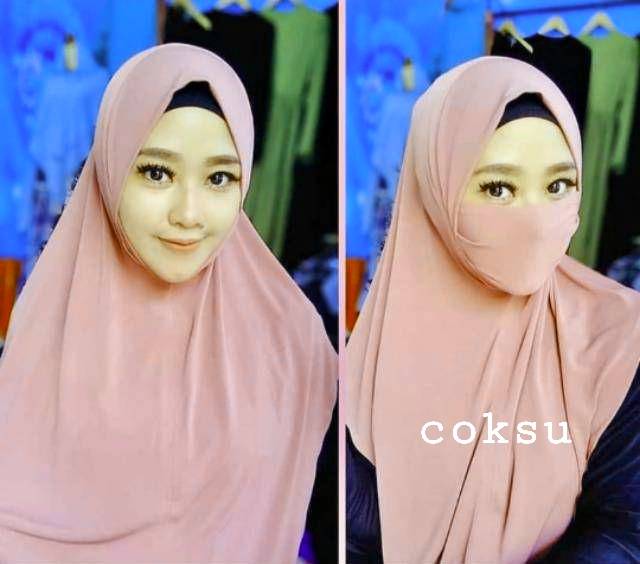 [ COD ]  NIQAB ANTI CORONA / JILBAB INSTAN / JILBAB SYRIA / JILBAB