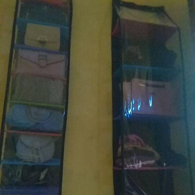 Promo! Murah Rak Set 3in1 Rak Gantung Hanger Jilbab, Sepatu Dan Tas Tanpa Resleting Hso Hjo Hbo