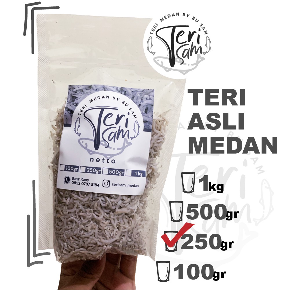 

TERISAM TERI ASLI MEDAN 250 GRAM