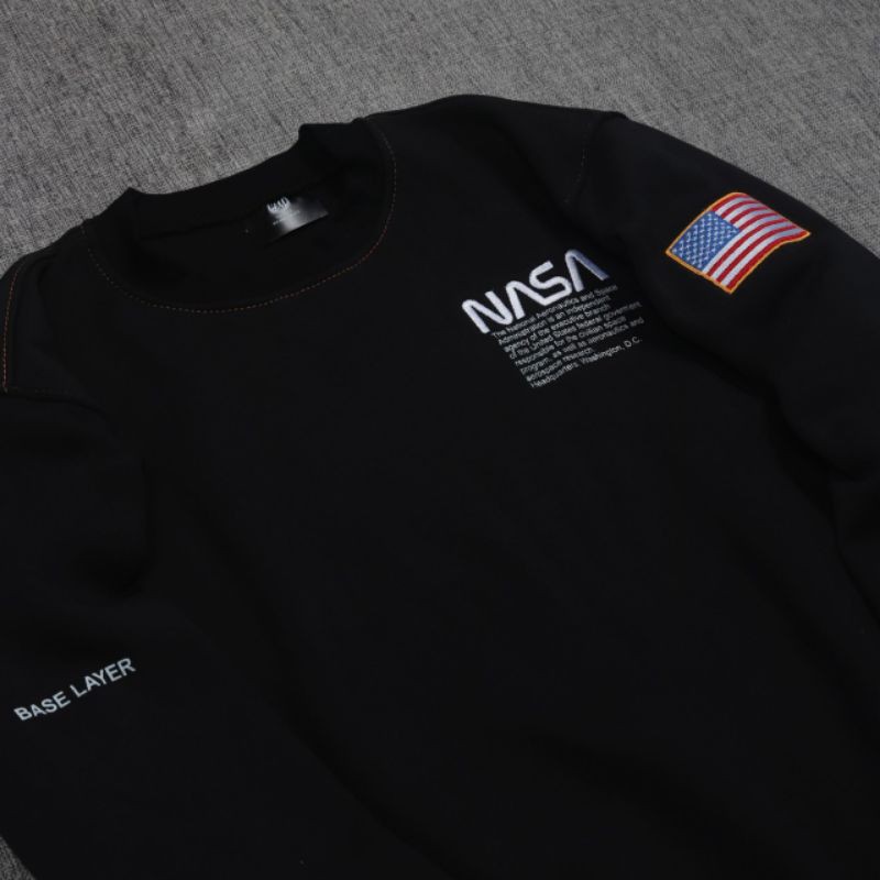 SWEATER CREWNECK NASA UNISEX ORIGINAL QUALITY