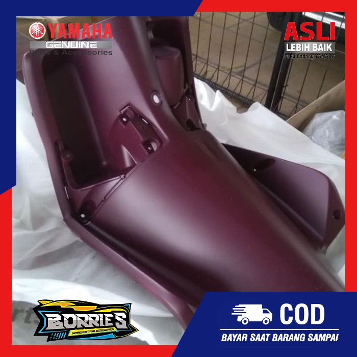 DEK KONTAK LEG SHIELD 2 MIO SOUL KARBU MERAH MARUN ORIGINAL 14D-F8312-30