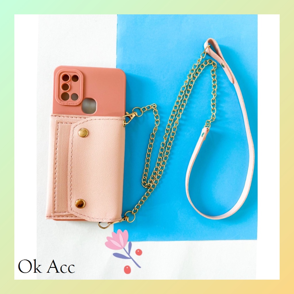 Case Tas Sling FH61 MK for Oppo Realme 2 Pro U1 U2 5 5s 5i 8i 10 C1 C10 C11 C12 C15 C2 C20 C20a C21 C21y C25 C25y C3 C30 C31 C33 C35 C55 Narzo 20 30A 50 50a 50i