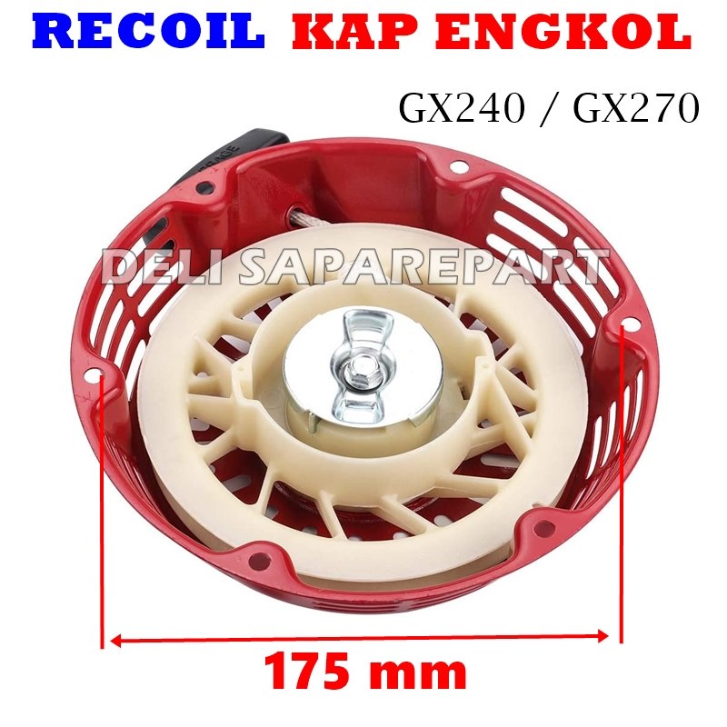 GX240 GX270 Recoil Starter Kap Engkol Honda GX-240 GX-270 GX 240 270