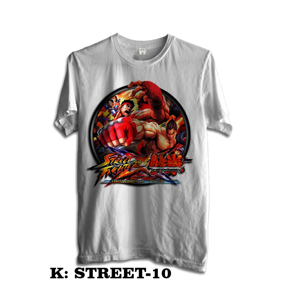 KAOS STREET FIGHTER TSHIRT FILM STREET FIGHTER 10