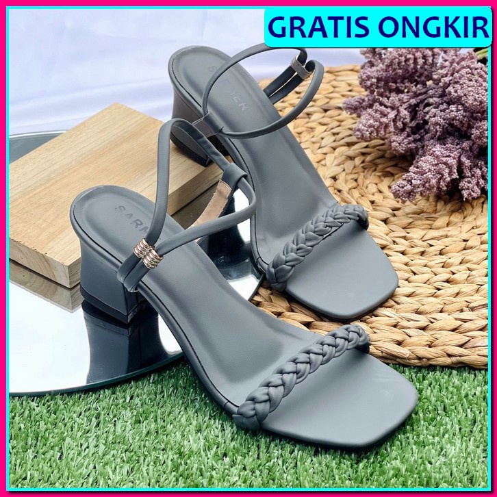 Hils Wanita Hills Hells Haihils Haihil Sepatu Hak Pesta  Sepatu Wanita Heels Slipon Sepatu Kondangan