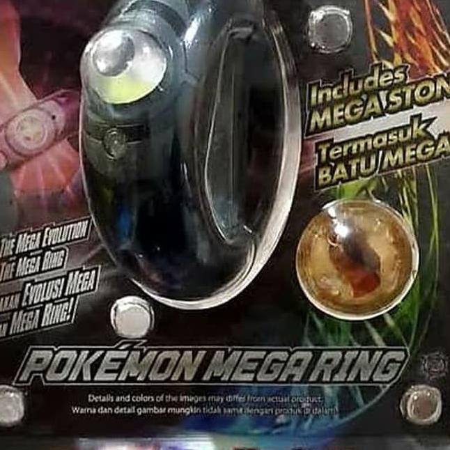 Pokemon Tretta Mega ring + Mega stone