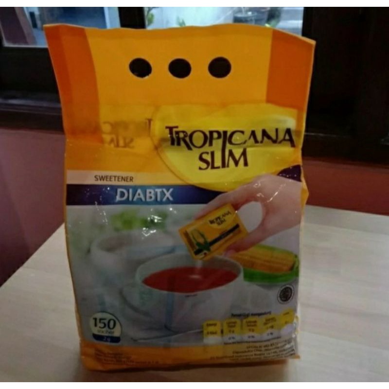 

Gula Tropicana Slim Diabtx Sweetener 150 sachet