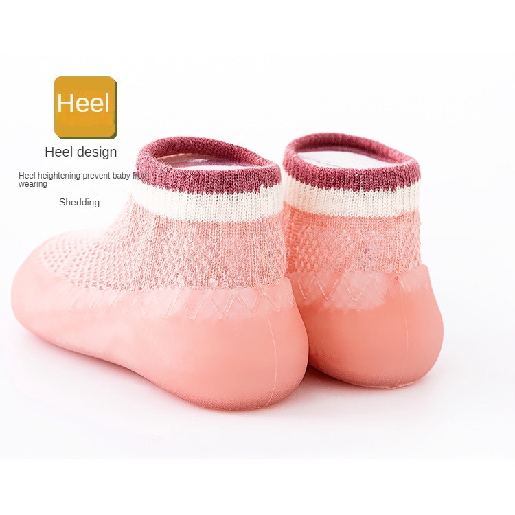 [ PRODUK IMPORT 100% ] Sepatu Anti Slip Bayi Sepatu Bayi PREWALKER JARING 04 kaos kaki anak import