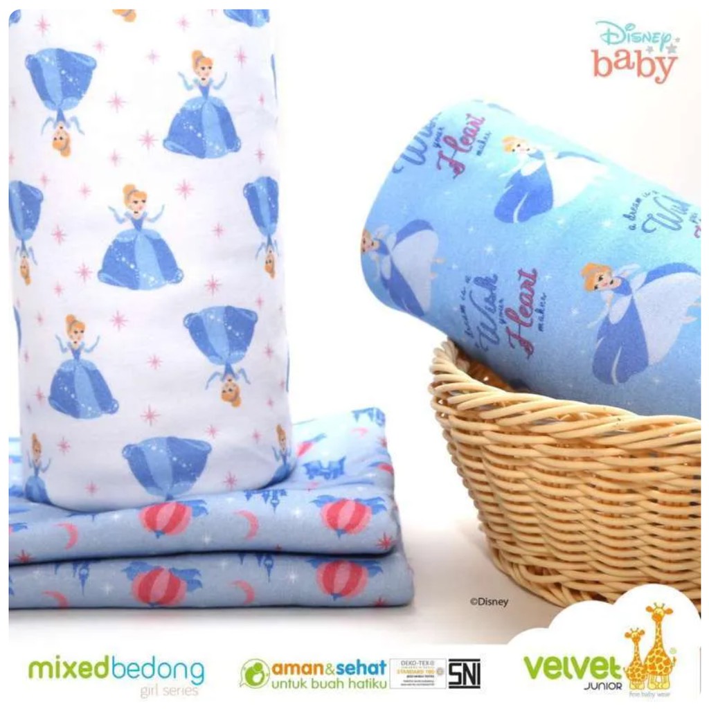 Velvet Junior Bedong Mix GIRL 3pcs