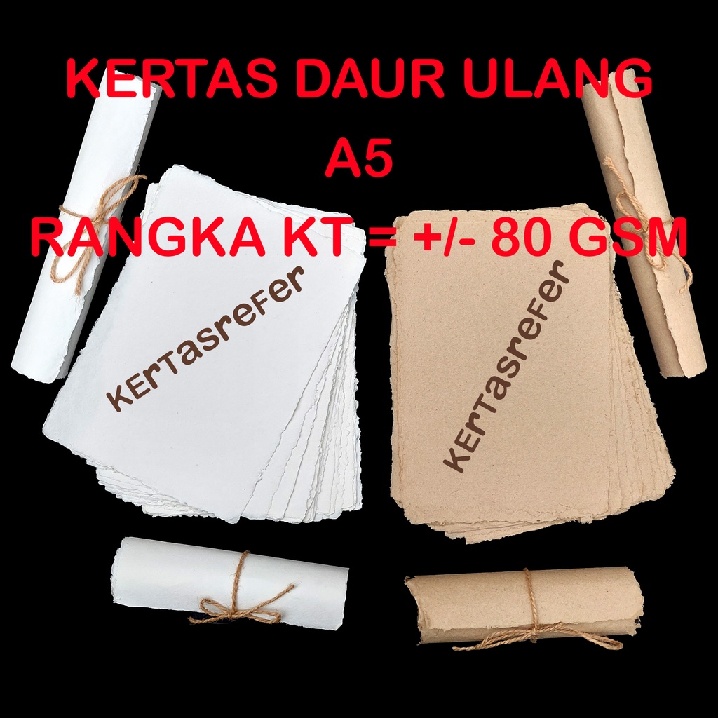 

KERTAS DAUR ULANG A5 RANGKA KT