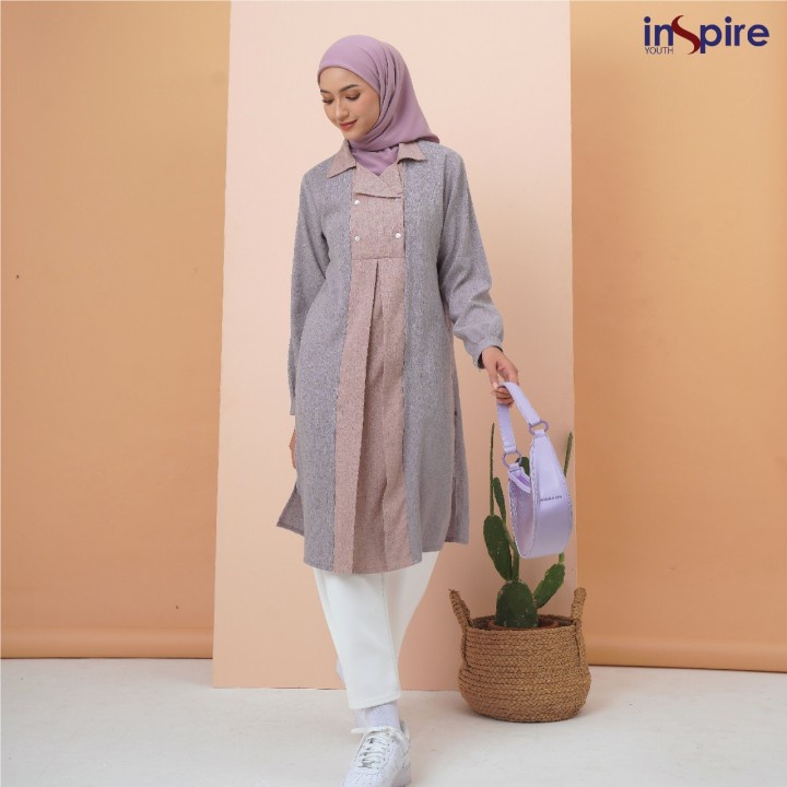 Baju Tunik ITU 065 65 inspire youth / Fashion Muslim / Tunik Terbaru 2022 / Tunik