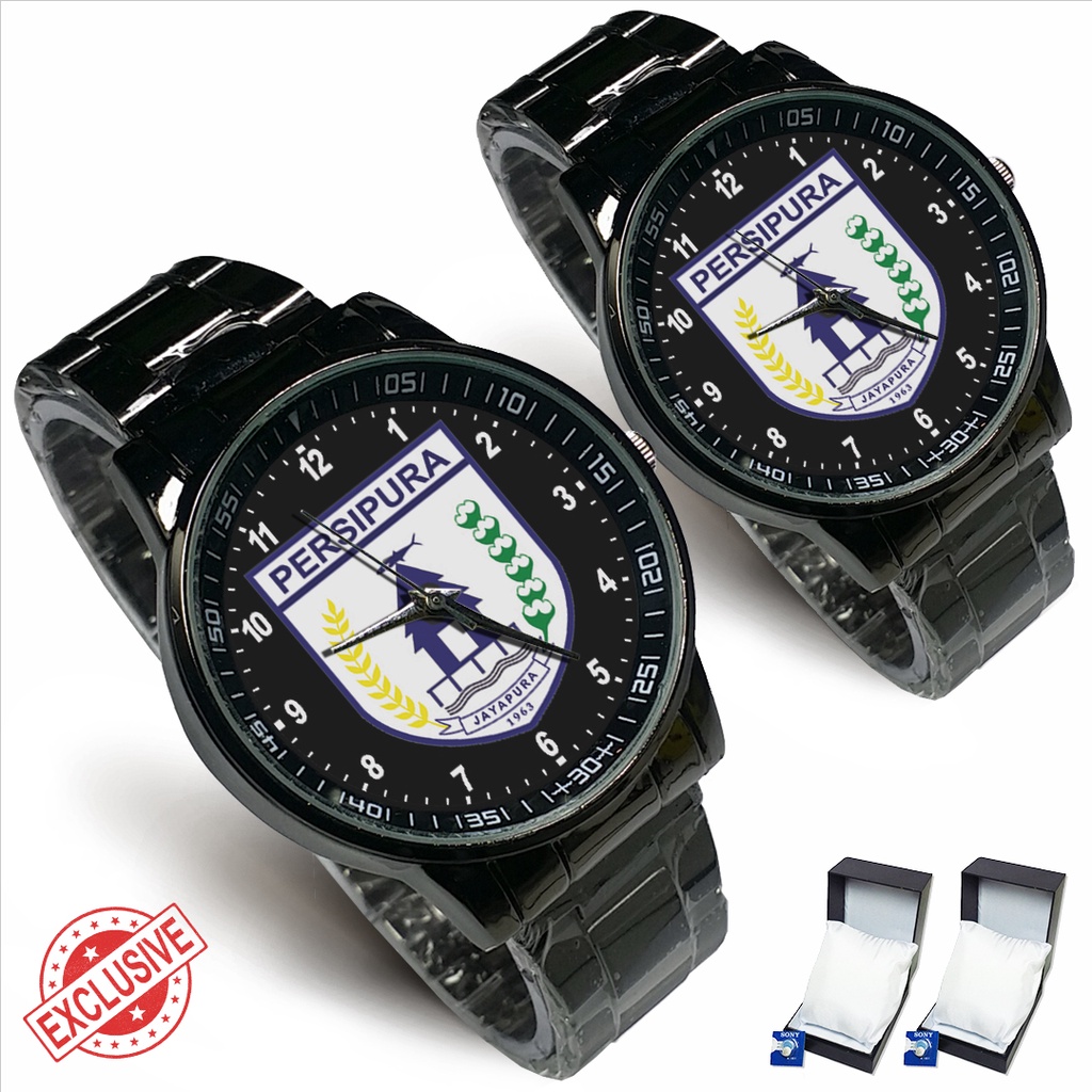 Jam Tangan Rantai Couple PERSIPURA JAYAPURA (Limited Edition)