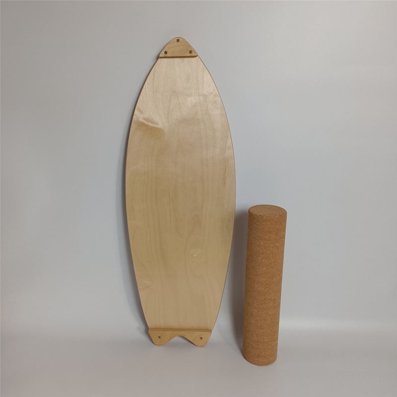 Maple Balance Board Bahan Gabus Untuk Fitness / Yoga