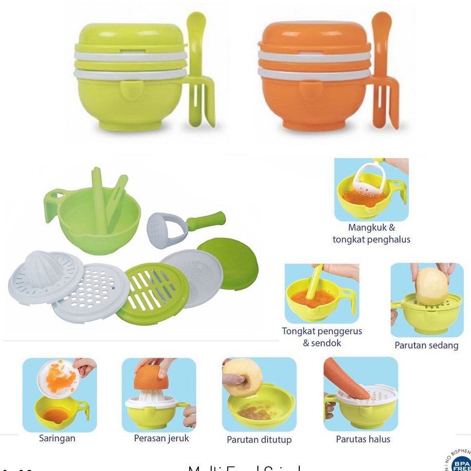 Baby Safe Multifood Grinding Set AP014 / Penghalus Makanan Bayi