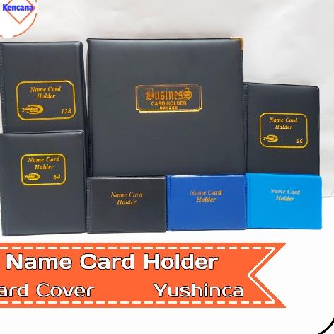 

[KODE QJ8NI] Name Card Holder 64 Tempat Slot Kartu Nama 64 Hard Cover Yushinca
