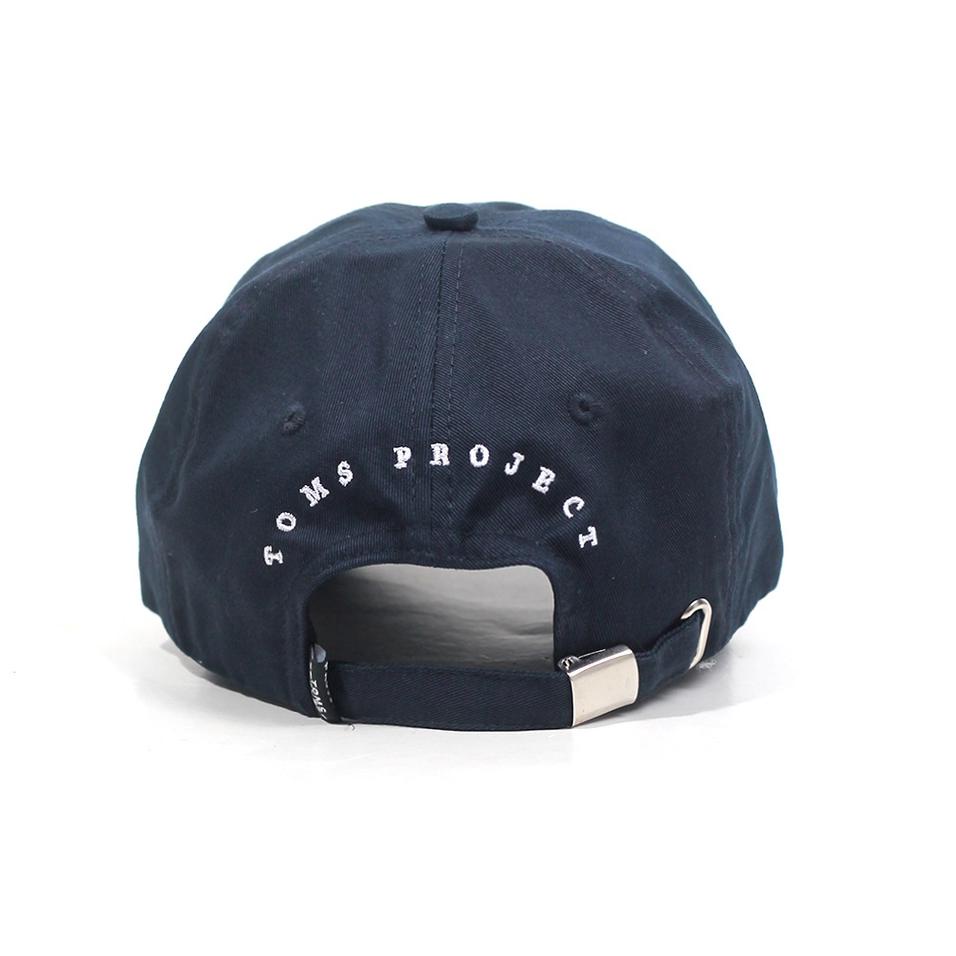 Chekout Toms Project Hat Polo Cap Initial P Navy - Topi Baseball