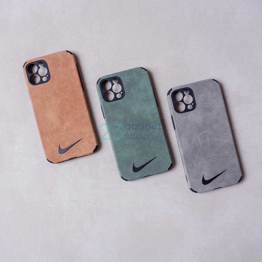 Silicon Soft Case iPhone 12 / 12 pro / 12 pro max / 11 / 11 pro max Nike Leather