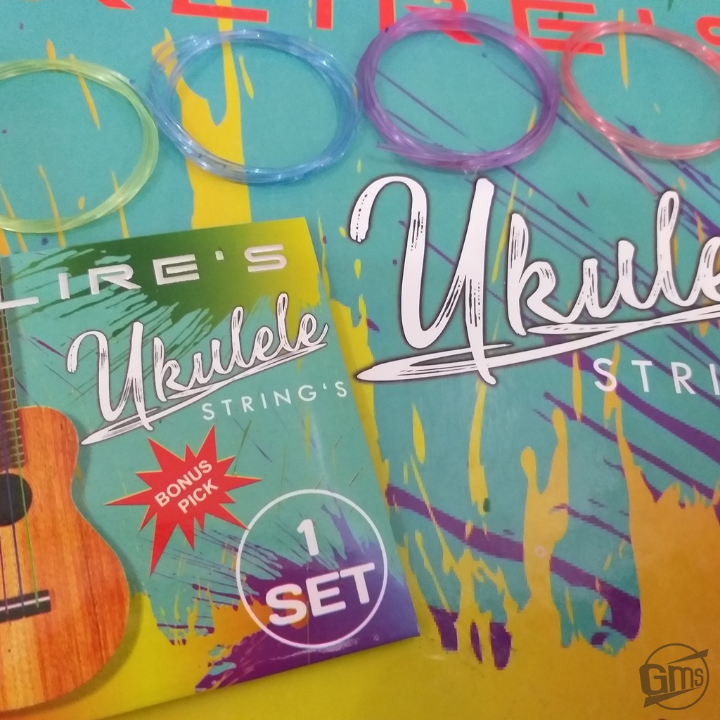 Senar Ukulele Kentrung Murah Bonus Pick 1 Set