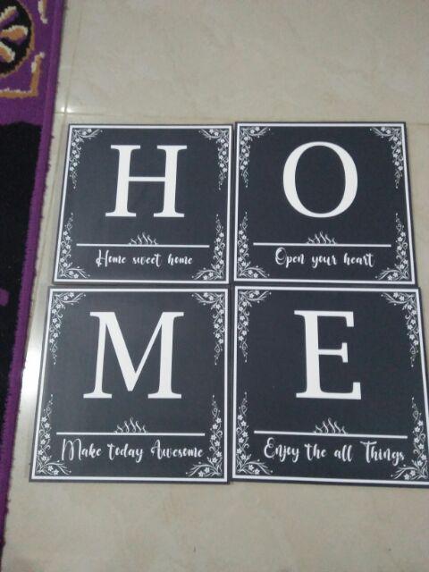 [bisa Cod] Hiasan Dinding Poster Kayu Wall Decor Dekorasi Dinding Minimalis Shabby Home - Pct1hitam