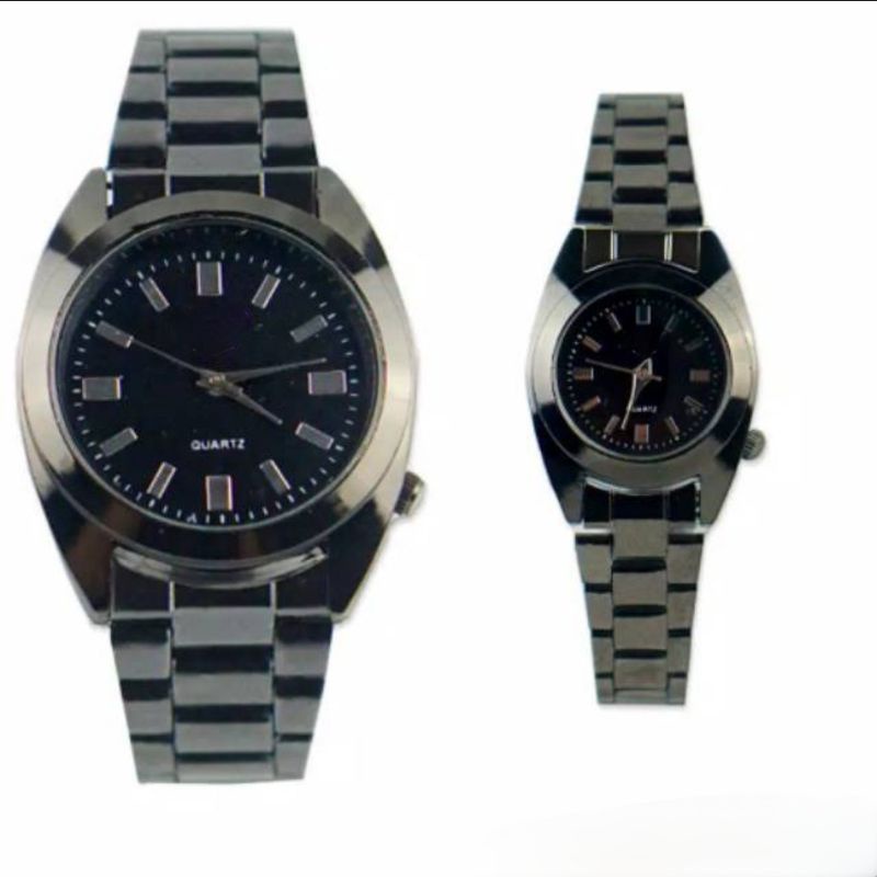 Jam Tangan Pria / Wanita SK-5  Polos Tebal Murah Stainliss Steel