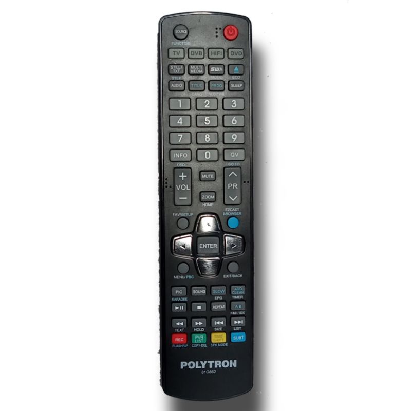 REMOTE TV POLYTRON TYPE 81G862 ASLI ORIGINAL