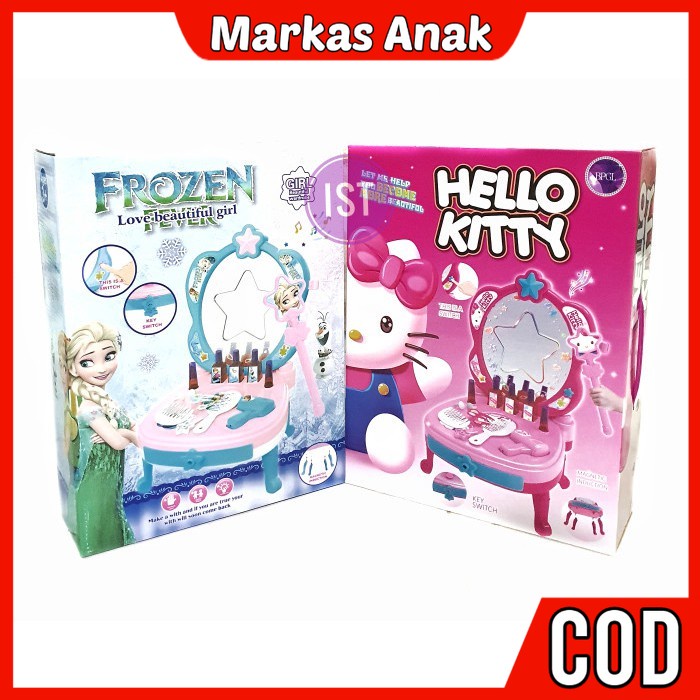 Mainan Anak Anak Umur 3 4 5 6 Tahun Rumah Meja Alatke upkeUp mekap Dandan Dandanan salon salonan Kos