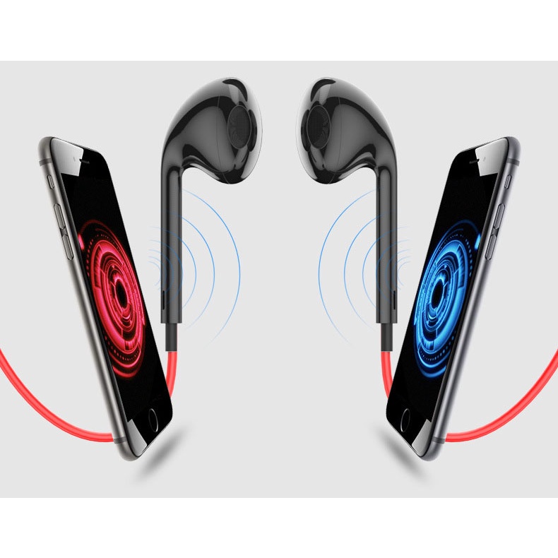 IDN TECH - Earphone Bluetooth V4.1 + EDR Sports dengan Neckband Magnetic