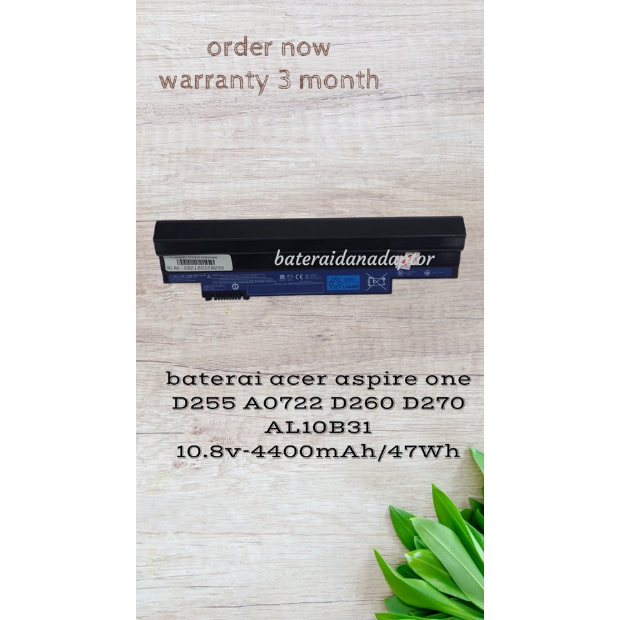 Baterai Acer Aspire One D255 D260 Original