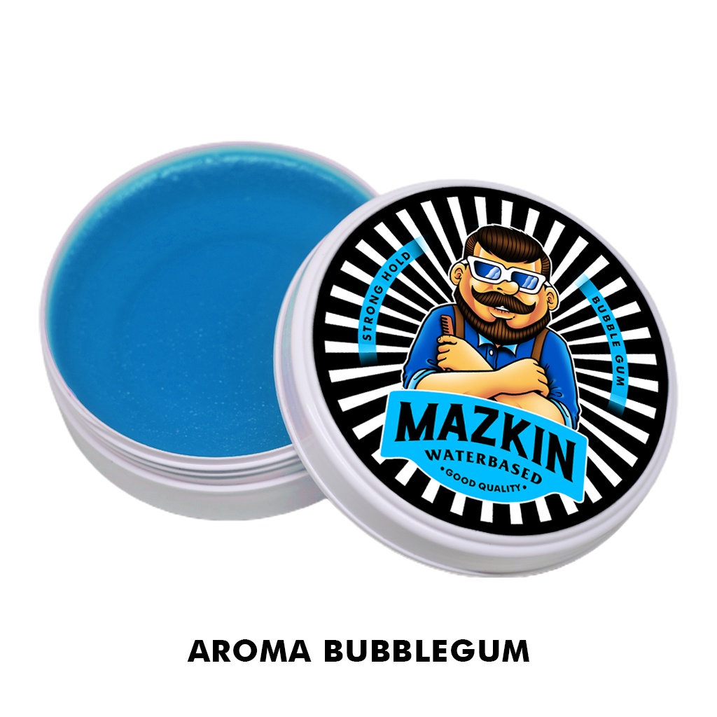 POMADE WATERBASED Mazkin | PREMIUM KEMASAN BESAR 100GR | WATERBASED POMADE