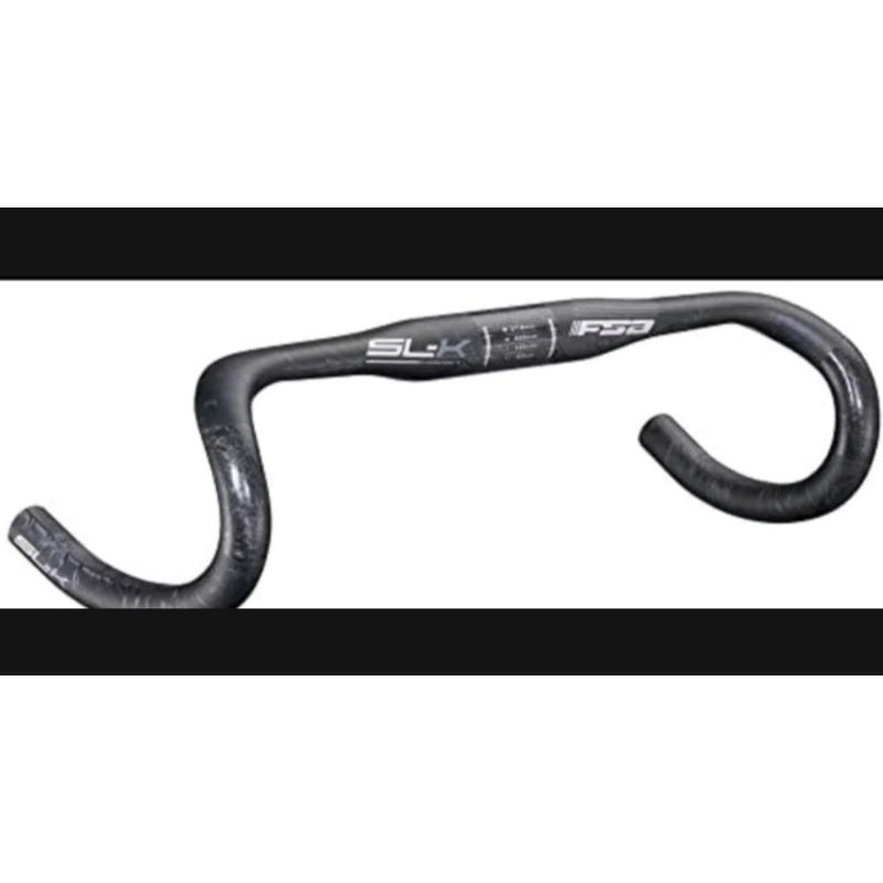 DROPBAR HANDLEBAR FSA SL-K CARBON COMPACT GREY LOGO 440mm