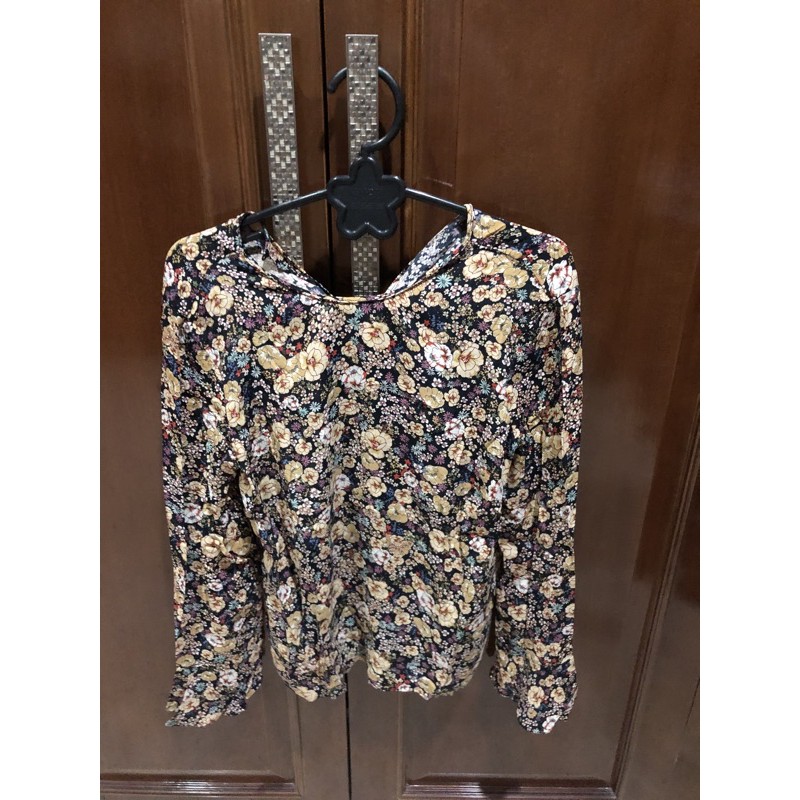 zara floral shirt