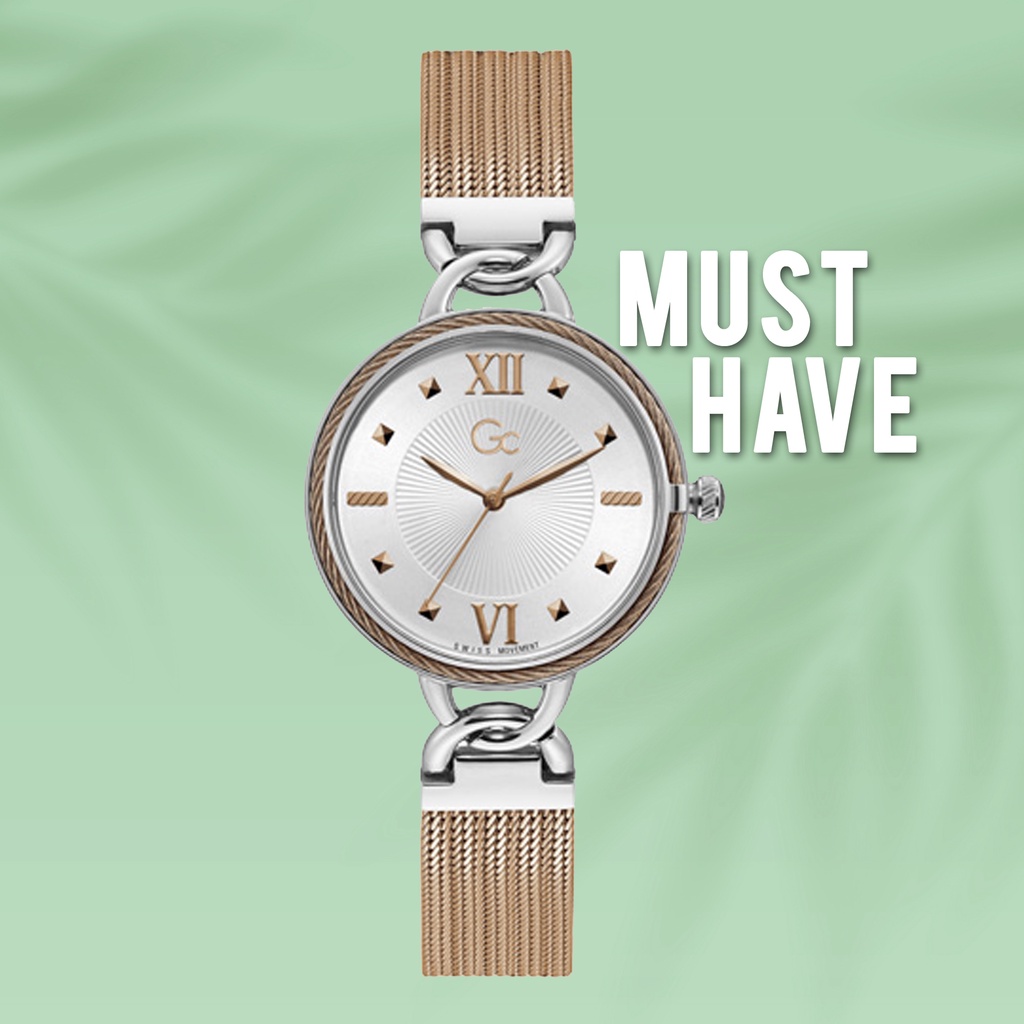 Guess watch Gc CableTwist Jam Tangan Wanita Y49002L1MF