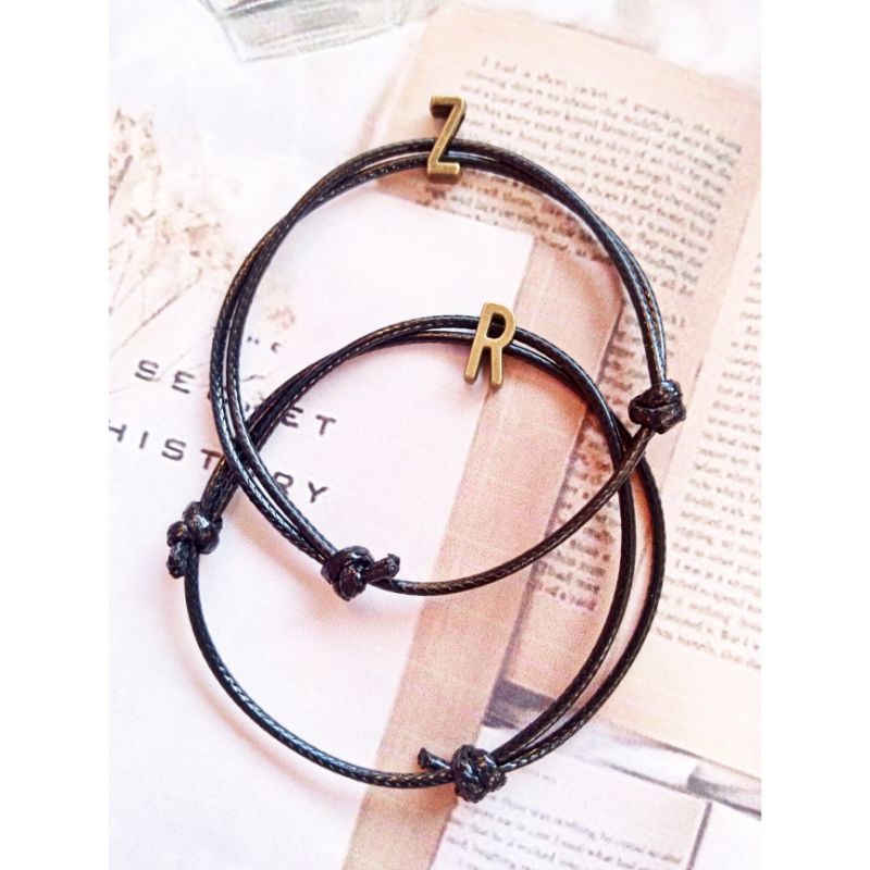 Gelang Huruf Inisial / Gelang Inisial Huruf