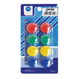 

Magnet Papan Tulis Whiteboard Kulkas Joyko MN 208 Bulat 2 cm Warna [1 SET]/ATKProject